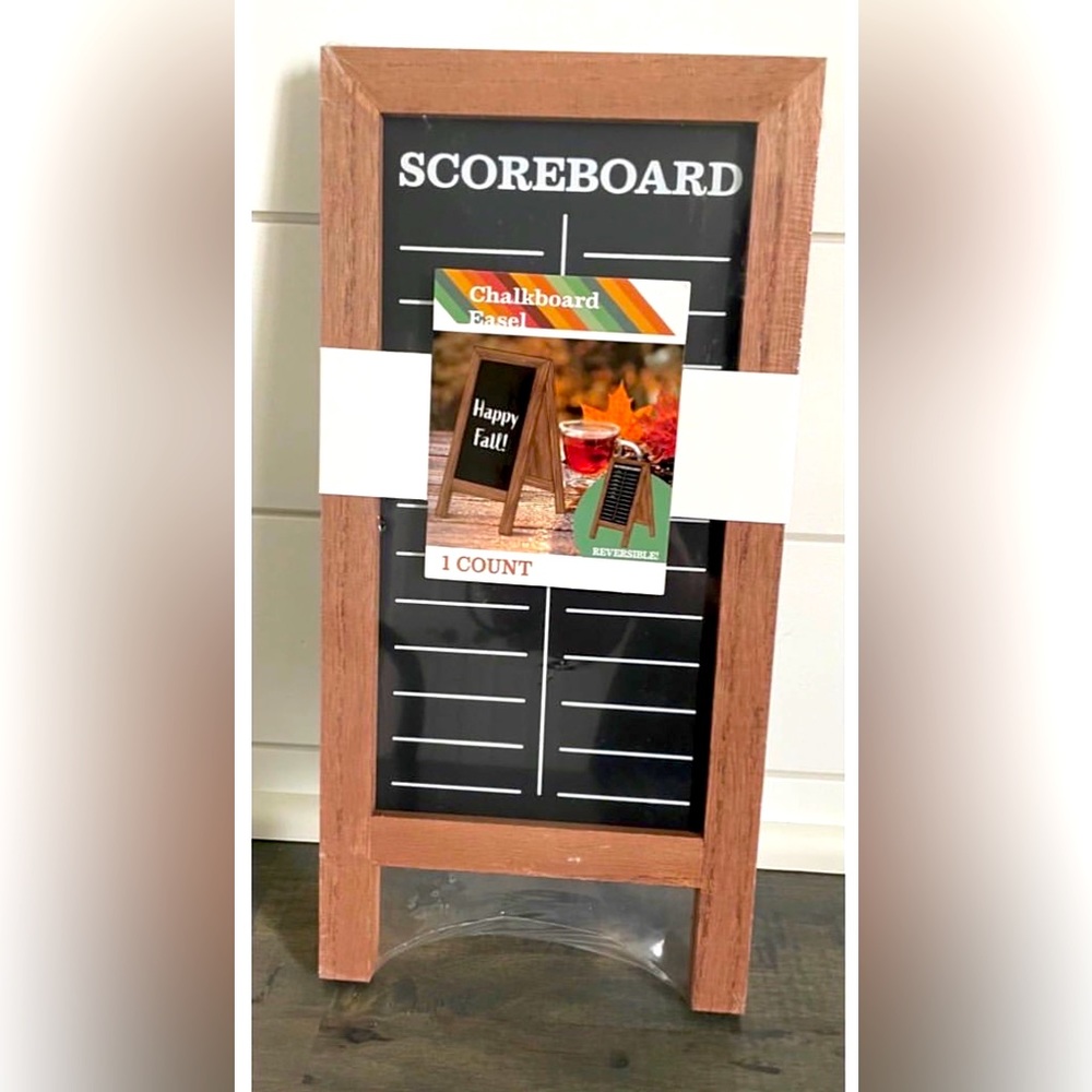 Target 🎯 Scoreboard & Blank Side Tabletop
Chalkboard Easel